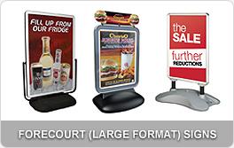 Forecourt Large Format Signs